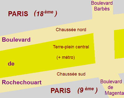 Plan barrière Poissonnière