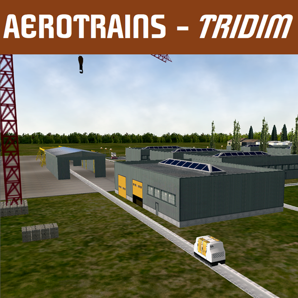 TriDim - ligne d'aérotrains sur MSTS et OpenRails